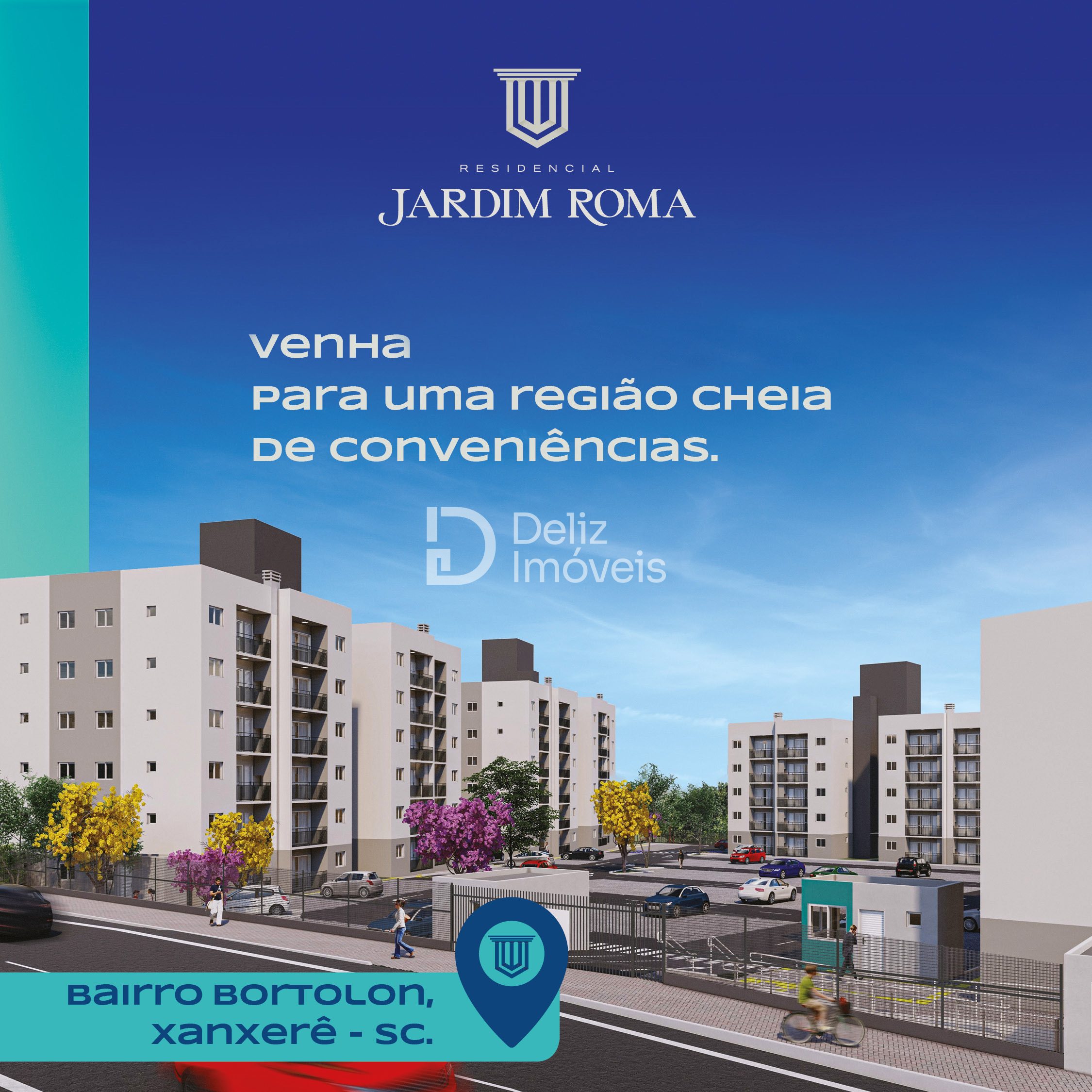 Jardim Roma em Xanxerê –  Pronto para morar - Apartamentos de 2 Quartos pelo Minha Casa Minha Vida - Foto 4